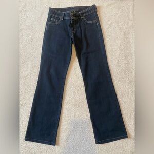 Women's Boot Cut Jeans - Dark Blue